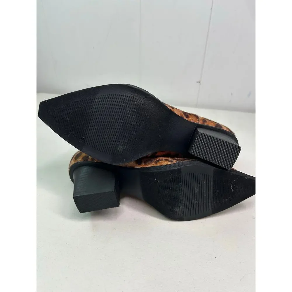 DV By Dolce Vita Jericho A Cheetah Print Heeled Boots in Size 7. NWOB